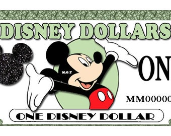 Participate in economical Etsy picture relating to Disney Dollars Printable identify Enjoy cash Etsy